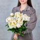 Букет из 9 пионов