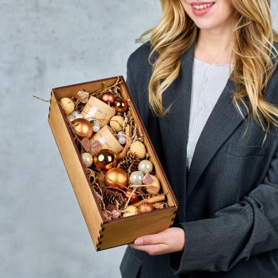 Подарочный новогодний бокс Тепло