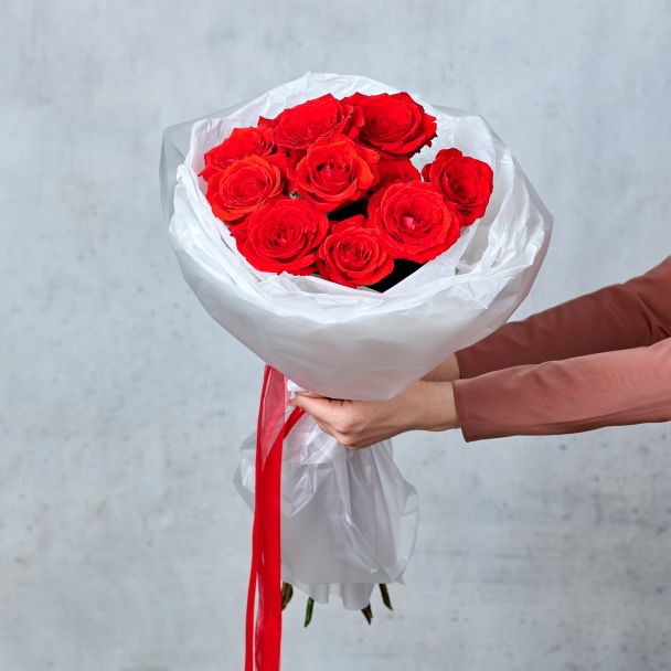 Букет из 11 красных роз